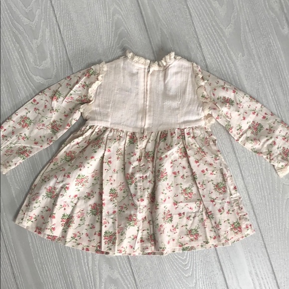 Vintage Dress Peaches and Cream Lace - Picture 4 of 4